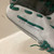 Used Wilson A055RF24115 RH Throw Fastpitch Gloves Green And White 11 1/2" 11725-S000487629 View 2