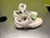 Used Reebok REEBOK WHITE BASEBALL CLEATS BB/SB Cleats White Senior 6.5 11686-S000044325 View 2