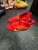 Used Nike Soccer Indoor Shoes Red Youth 06.0 11849-S000029143 View 2