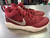 Used Nike Basketball Shoes M Maroon Senior 7.5 11868-S000063685 View 1