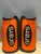Used Grays Field Hockey LEG PADS 200 MEDIUM FH Shin Guards Orange 13" 11878-S000021355 View 1
