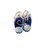 Used Adidas Soccer Turf Shoes Clear And Royal Blue Junior 02.5 View 7