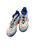 Used Adidas Soccer Turf Shoes Clear And Royal Blue Junior 02.5 View 2