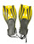 Used Underwater Fins Yellow XS 11842-S000219019 View 2