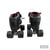 Used Riedell QUADS Senior Roller Quad Skates Black Senior 7 11794-S000263005 View 3