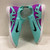 Used Nike Soccer Indoor Shoes Turquoise And Purple Junior 05.5 11725-S000488585 View 3