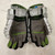 Used Maverik MX Lacrosse Gloves Junior Grey And White 10" 11855-S000187852 View 2