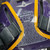 Used All-Star MVP2500-1 Catchers Helmet w/Mask Purple And Gold LG 11855-S000187897 View 6