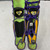 Used All-Star LG1216 S7X Catchers Leg Guards Purple And Gold Intermed 11855-S000187900 View 2