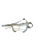 Used STX 4SIGHT GOGGLES Lacrosse Facial Protect Grey Senior 11708-S000181043 View 1