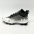 Used Under Armour LOCKED DOWN Youth FB Cleats Black And White Youth 12.0 11805-S000064166 View 1