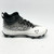 Used Under Armour LOCKED DOWN Youth FB Cleats Black And White Youth 12.0 11805-S000064166 View 3