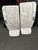 Used Brians NET ZERO Goalie Leg Pads Youth White 23" 11774-S000082070 View 1