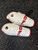 Used Tron SHINGUARDS Youth Shin Guards White And Red 8" 11849-S000029593 View 2