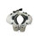 Used Schutt SI500 FB Shoulder Pads White MD 11890-S000117170 View 2