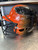Used Rawlings CFX2HLS-R1 Batting Helmet w/Mask Orange LG 11868-S000064071 View 2
