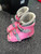 Used Roces 61 Girls DH Ski Boot Pink 255 MP - M07.5 - W08.5 11849-S000029737 View 1