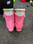Used Roces 61 Girls DH Ski Boot Pink 255 MP - M07.5 - W08.5 11849-S000029737 View 2