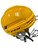 Used CCM YELLOW Helmet Cage Combo Yellow MD 11706-S000358431 View 2