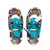 Used L.L. Bean Snowshoes Boys Teal 16" 11816-S000272125 View 1