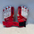 Used SPORTOUT GOALKEEPER GLOVES Soccer Goalie Gloves Red 12 11878-S000021754 View 1