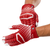 New Cutters Rev 5.0 Receiver Football Gloves Red- Youth LG 11709-CUTCG1058020002LG View 2