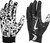 New NIKE SHARK 2.0 FB GLOVES-YT MD BLACK/WHITE 11147-NIKN1010844091MD View 1