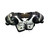 Used Riddell WARRIOR WRII FB Shoulder Pads White MD 11347-S000251654 View 1