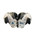 Used GEAR PRO-TEC INTIM-DATOR FB Shoulder Pads White SM 11768-S000225598 View 1