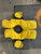 Used Champro SHOCKWAVE FB Shoulder Pads Yellow MD 11614-S000217927 View 2