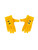 Used Under Armour SPOT FB Gloves Yellow 2X 11863-S000023059 View 1