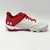 Used Under Armour LEADOFF BB/SB Cleats Red And White Senior 8 11805-S000064970 View 2