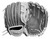 Used Wilson A1000 F12 RH Throw Fastpitch Gloves White And Grey 12" 11851-S000035545 View 1