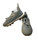 Used Under Armour HARPER BB CLEATS S-55 BB/SB Cleats Grey And White Junior 02.5 11835-S000197188 View 1