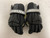 Used Warrior BURN NEXT Lacrosse Gloves Junior Black MD 11855-S000188929 View 1