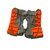 Used Brine ARM PADS Lacrosse Arm Pads/Guards Orange LG 11484-S000285686 View 2