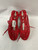 Used Mizuno BASEBALL CLEATS BB/SB Cleats Red Senior 7.5 11895-S000015684 View 3