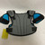 Used Nike VAPOR LT Lacrosse Shoulder Pads Black And Sky Blue SM 11855-S000189077 View 6