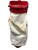 Used Titleist 14 WAY LEATHER Mens Cart Bag White View 4