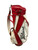 Used Titleist 14 WAY LEATHER Mens Cart Bag White View 2