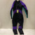 Used Womens Full Suit Black And Purple SM 11725-S000489993 View 1