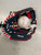 Used Franklin TWINS TEEBALL GLOVE BB/SB Glove RH Throw Navy Blue 9 1/2" 11882-S000013420 View 1