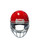Used Riddell SPEED YTH FB Helmet Red SM 11706-S000360951 View 1