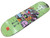 USED ZUMIEZ TRICKS KIDS MONSTERS Skateboard Deck Only Kelly green 7 3/4" 11733-S000190887 View 2