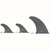 New Retrospec Weekender iSup Paddleboard Fins View 1