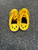 Used Adidas MEISS Soccer Indoor Shoes Yellow Junior 04 11849-S000031163 View 2