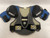 Used CCM SUPRA 252 Junior Shoulder Pads Black And Navy Blue SM 11855-S000190038 View 1