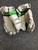 Used Maverik MAX GOAL LAX Goalie Gloves M Green And White MD 11162-S000435355 View 2