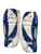 Used Bauer SUPREME JR Goalie Leg Pads Junior Navy And White 28" 11814-S000378543 View 1