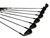Used Cleveland CG7 BLACK PEARL Mens Golf Iron Set RH 4I-PW w/ R-Flex Shafts - Standard 11731-S000146730 View 2